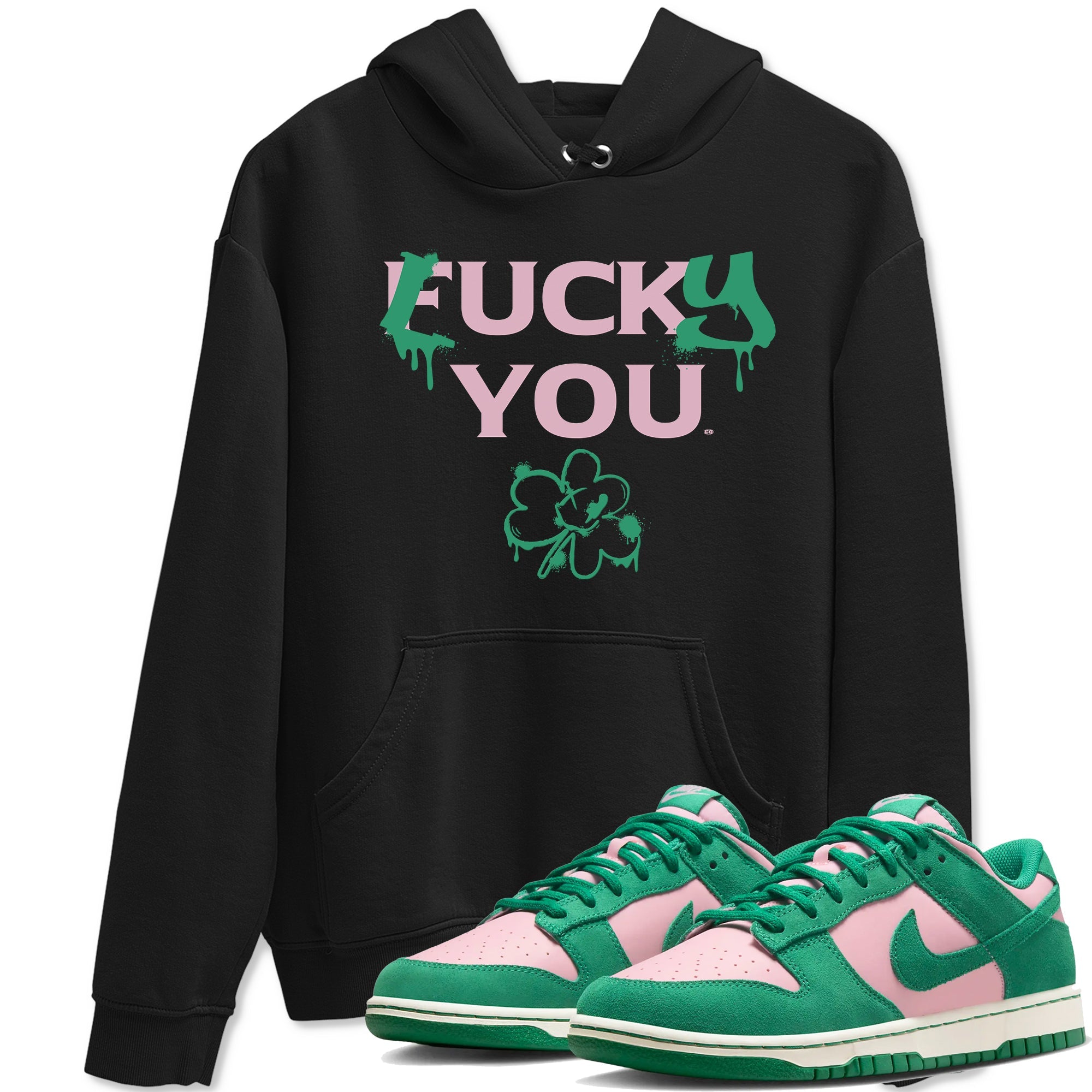 Dunk Low Medium Soft Pink Malachite shirt to match jordans Lucky You sneaker tees Dunk Medium Soft Pink Malachite SNRT Sneaker Release Tees unisex cotton Black 1 crew neck shirt
