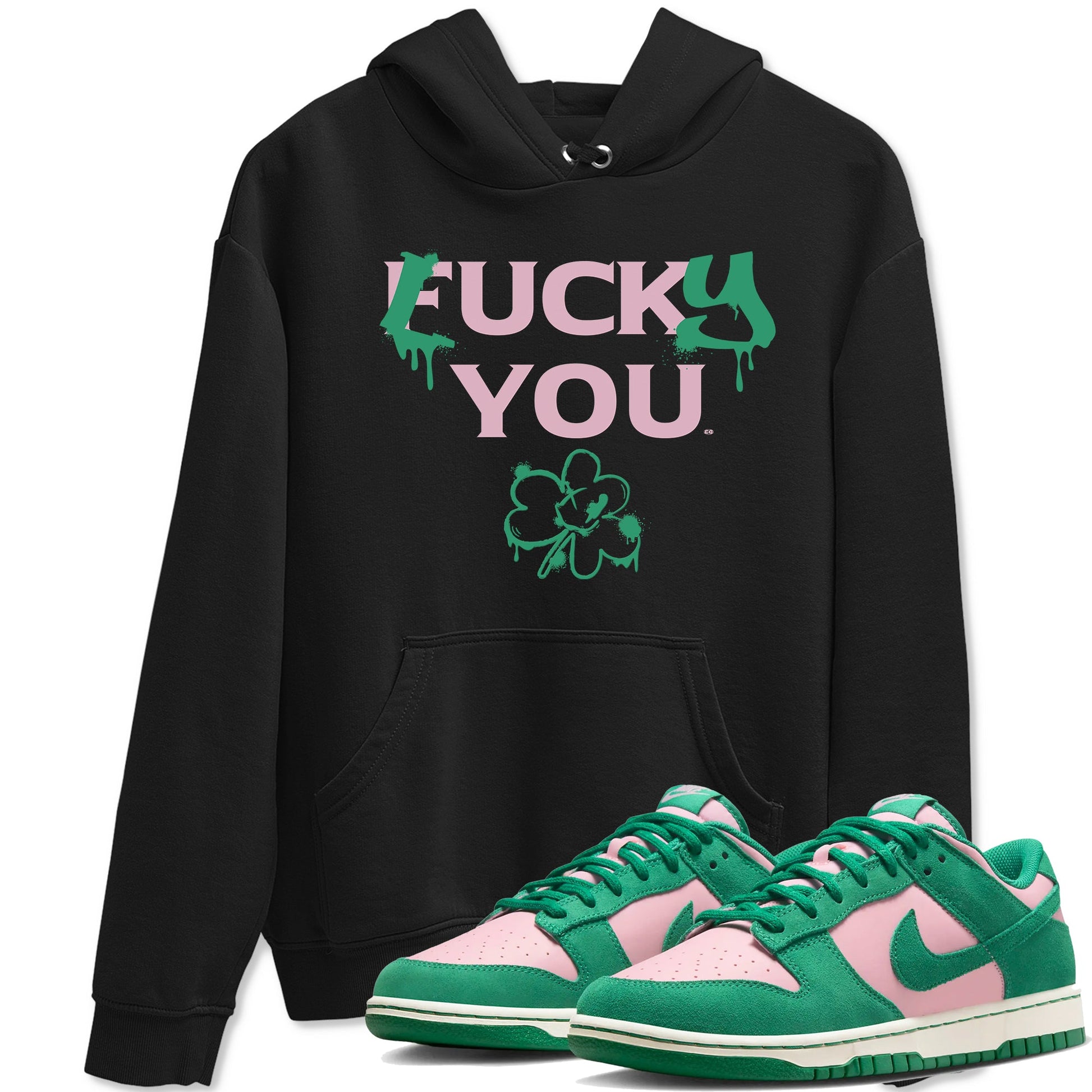Dunk Low Medium Soft Pink Malachite shirt to match jordans Lucky You sneaker tees Dunk Medium Soft Pink Malachite SNRT Sneaker Release Tees unisex cotton Black 1 crew neck shirt