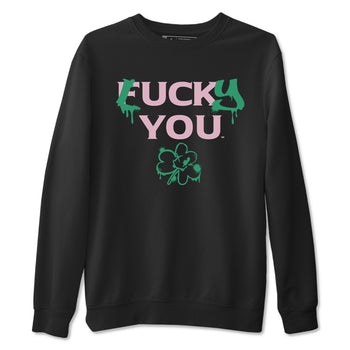 Dunk Low Medium Soft Pink Malachite shirt to match jordans Lucky You sneaker tees Dunk Medium Soft Pink Malachite SNRT Sneaker Release Tees unisex cotton Black 2 crew neck shirt