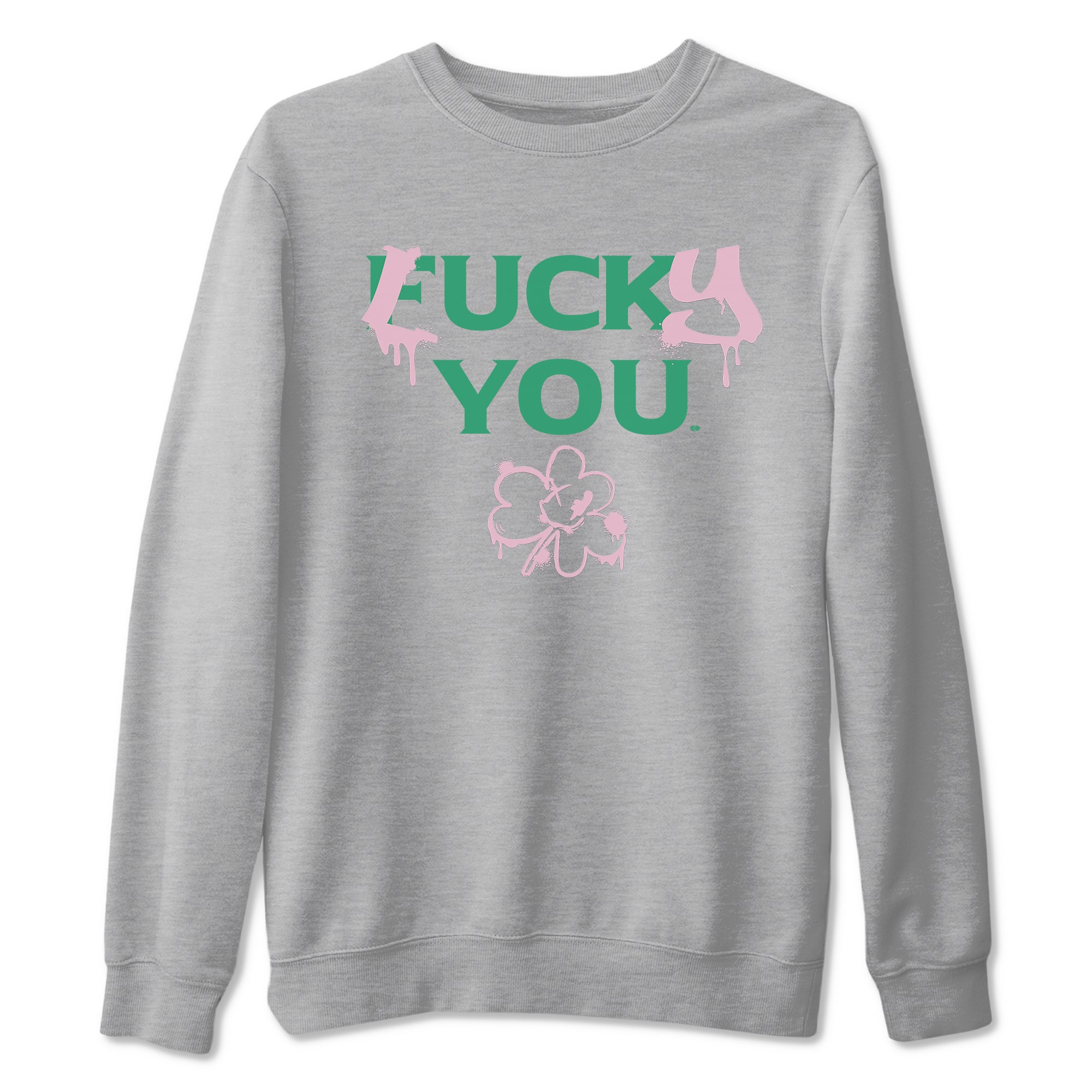 Dunk Low Medium Soft Pink Malachite shirt to match jordans Lucky You sneaker tees Dunk Medium Soft Pink Malachite SNRT Sneaker Release Tees unisex cotton Heather Grey 2 crew neck shirt
