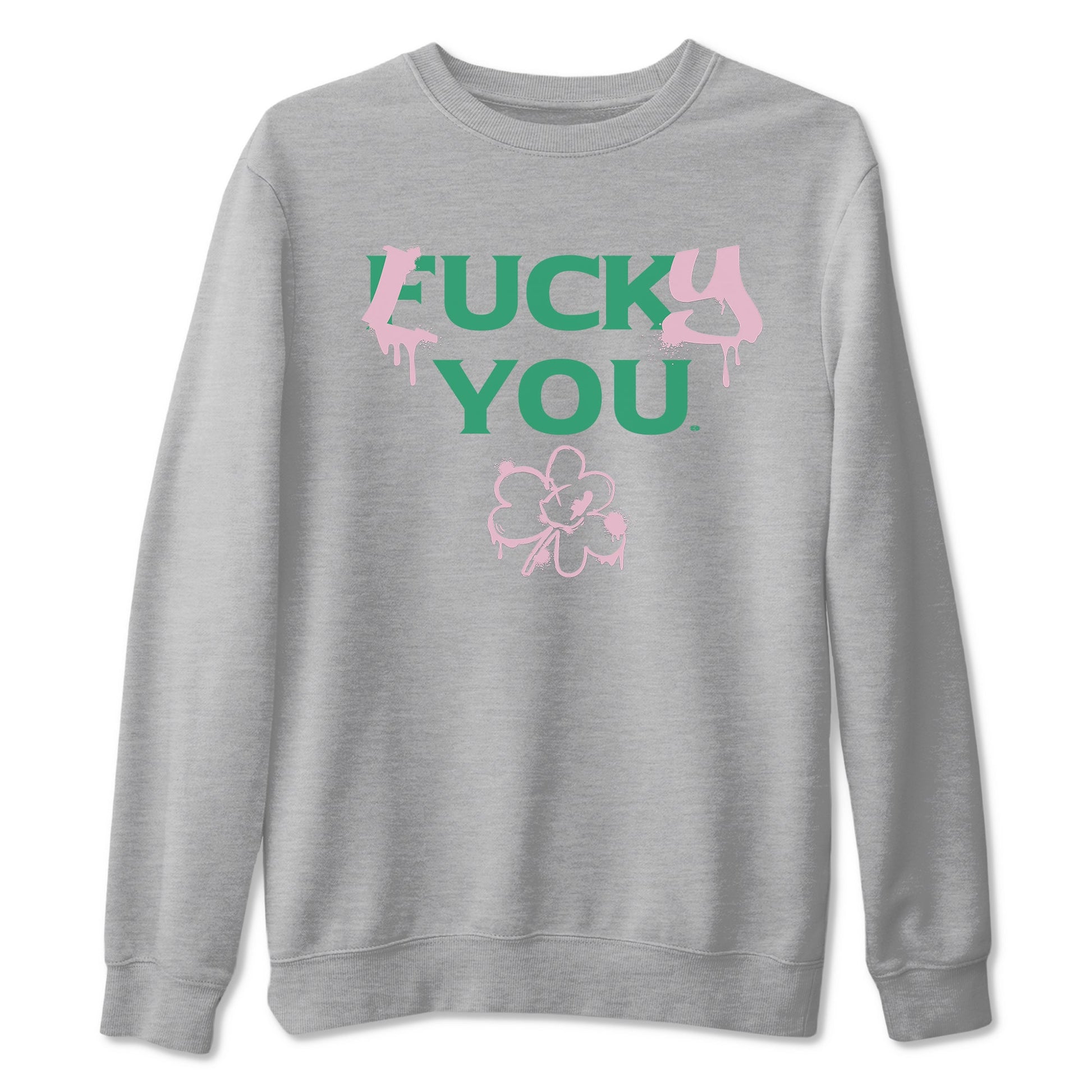 Dunk Low Medium Soft Pink Malachite shirt to match jordans Lucky You sneaker tees Dunk Medium Soft Pink Malachite SNRT Sneaker Release Tees unisex cotton Heather Grey 2 crew neck shirt