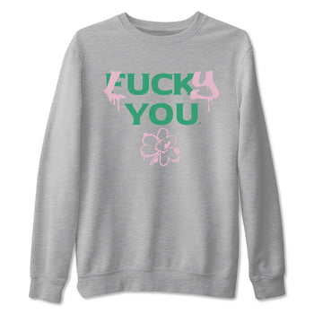 Dunk Low Medium Soft Pink Malachite shirt to match jordans Lucky You sneaker tees Dunk Medium Soft Pink Malachite SNRT Sneaker Release Tees unisex cotton Heather Grey 2 crew neck shirt