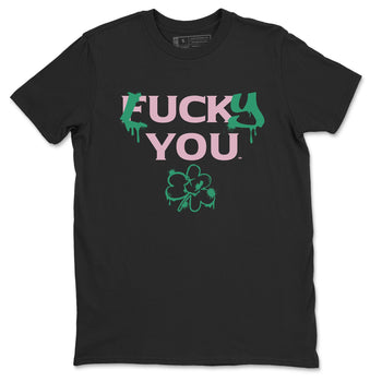 Dunk Low Medium Soft Pink Malachite shirt to match jordans Lucky You sneaker tees Dunk Medium Soft Pink Malachite SNRT Sneaker Release Tees unisex cotton Black 2 crew neck shirt