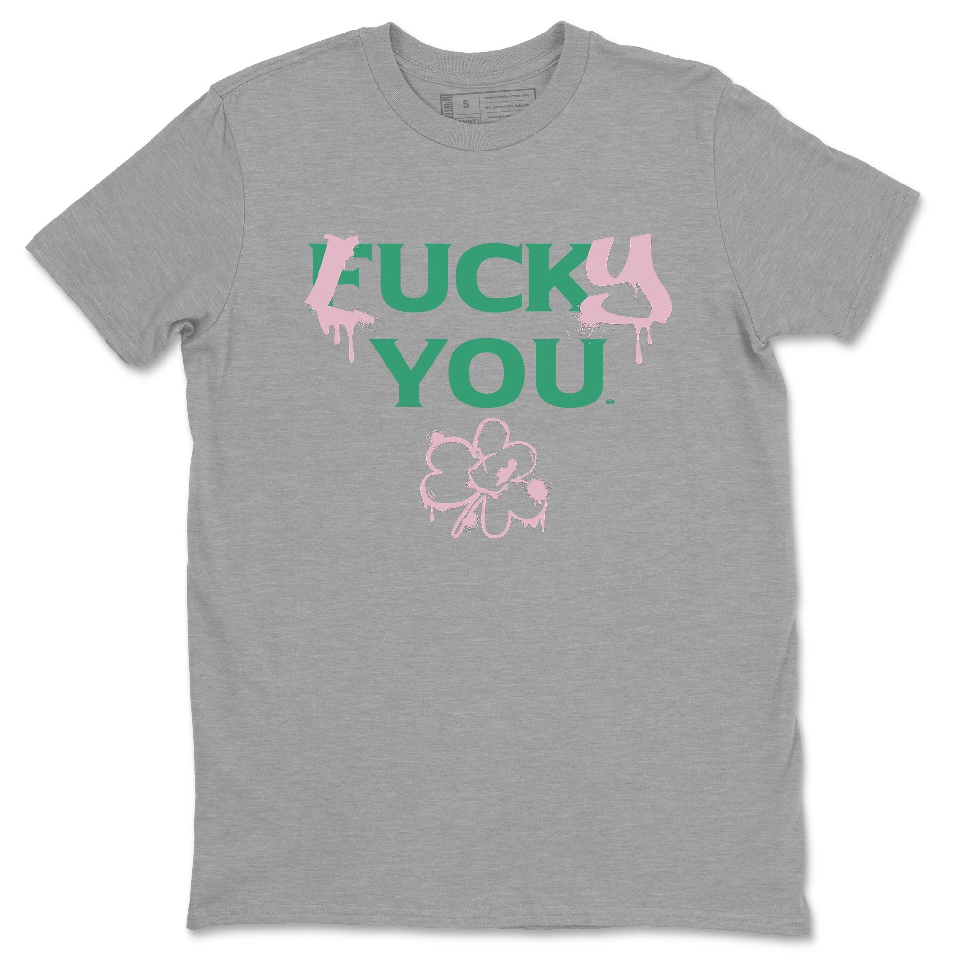 Dunk Low Medium Soft Pink Malachite shirt to match jordans Lucky You sneaker tees Dunk Medium Soft Pink Malachite SNRT Sneaker Release Tees unisex cotton Heather Grey 2 crew neck shirt