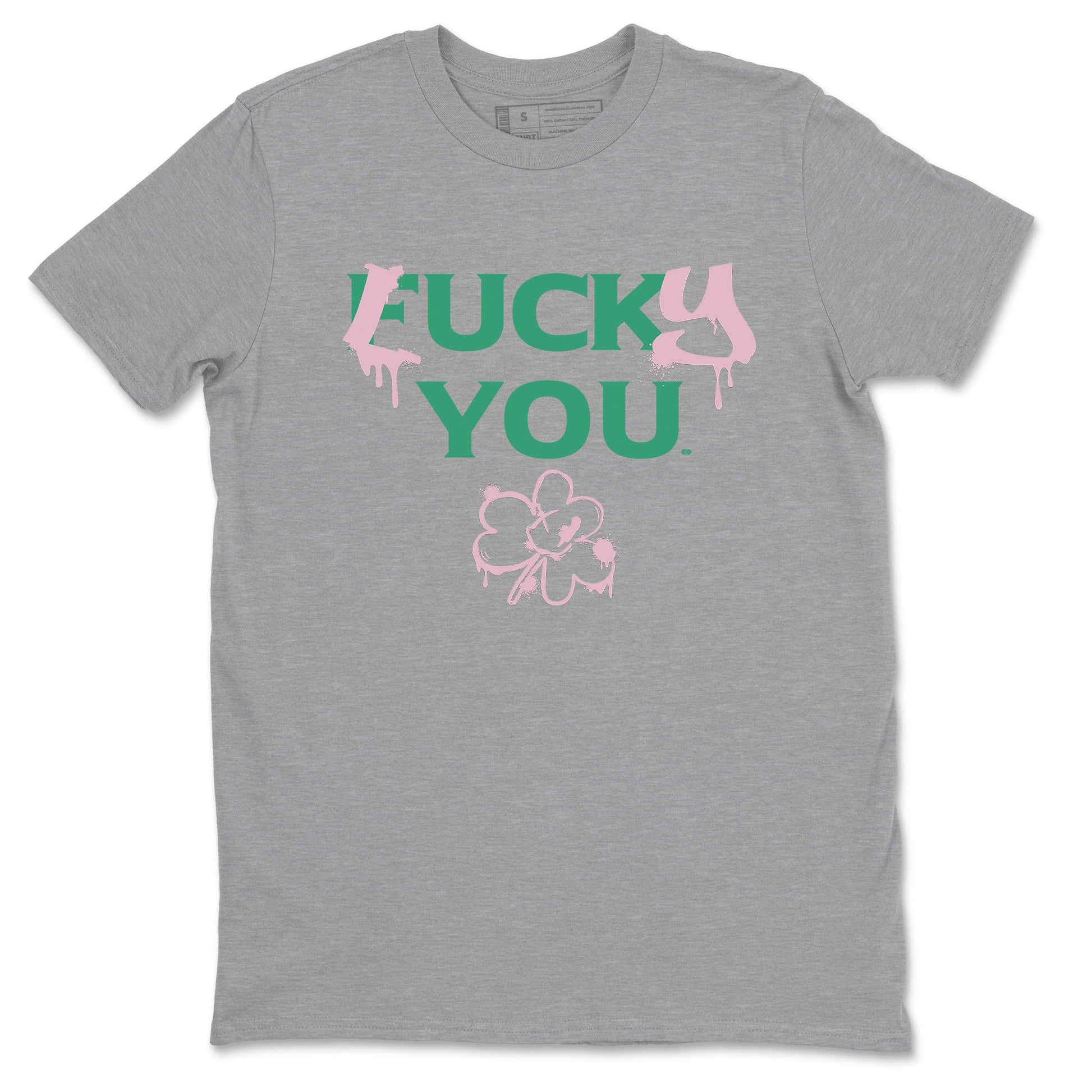 Dunk Low Medium Soft Pink Malachite shirt to match jordans Lucky You sneaker tees Dunk Medium Soft Pink Malachite SNRT Sneaker Release Tees unisex cotton Heather Grey 2 crew neck shirt