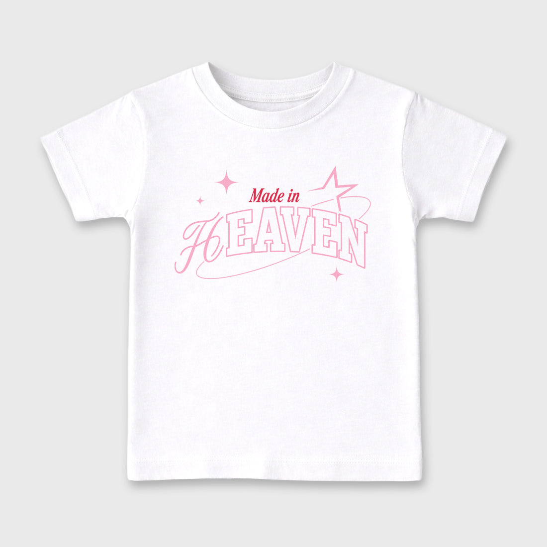 Sneaker match tees – Sneaker Tees To Match Air Jordan 1 Travis Scott Tropical Pink Shoes – Made in Heaven Kids T-Shirt White 2