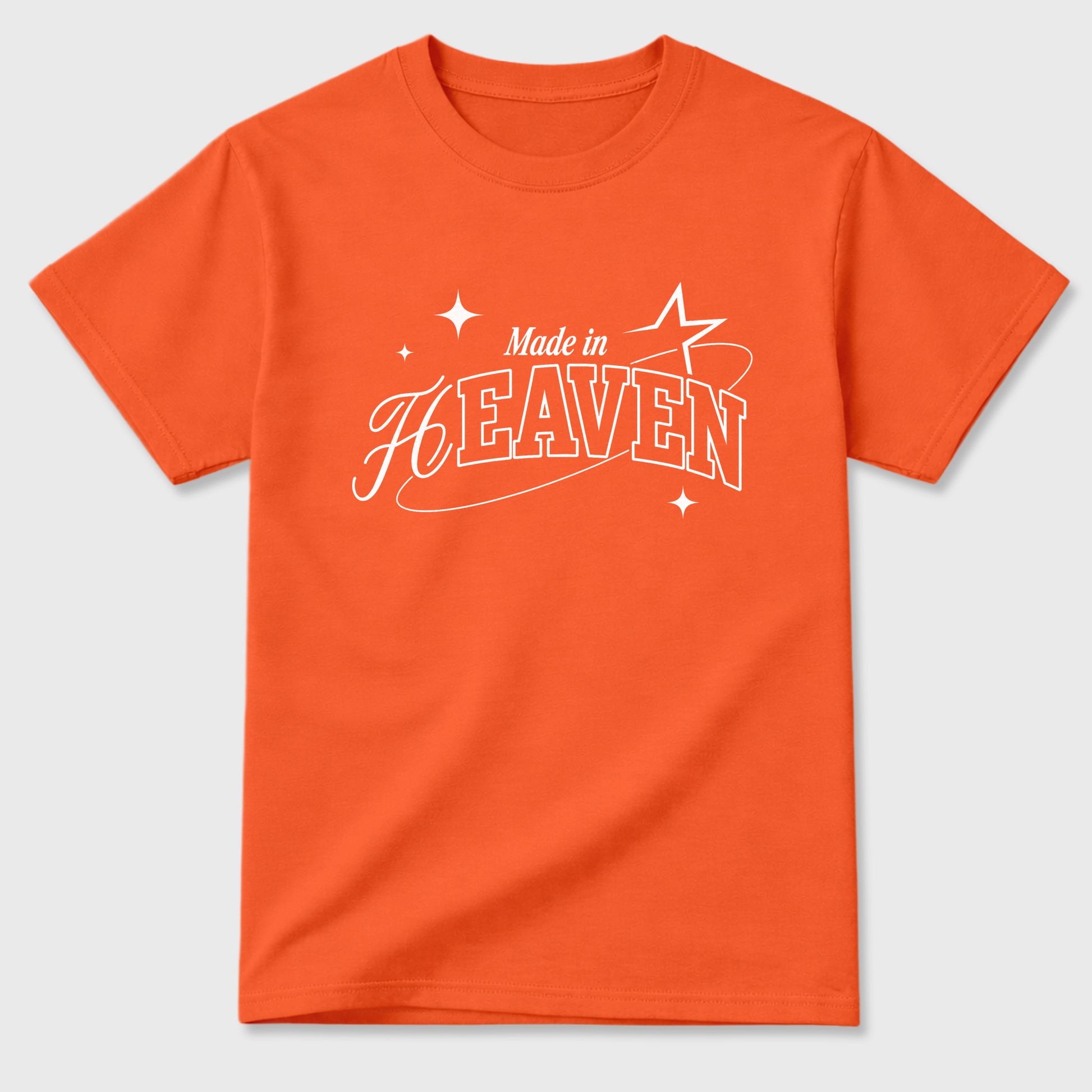 Sneaker match tees – Sneaker Tees To Match Air Jordan 3 Orange Citrus Shoes – Made in Heaven Tee Orange 2