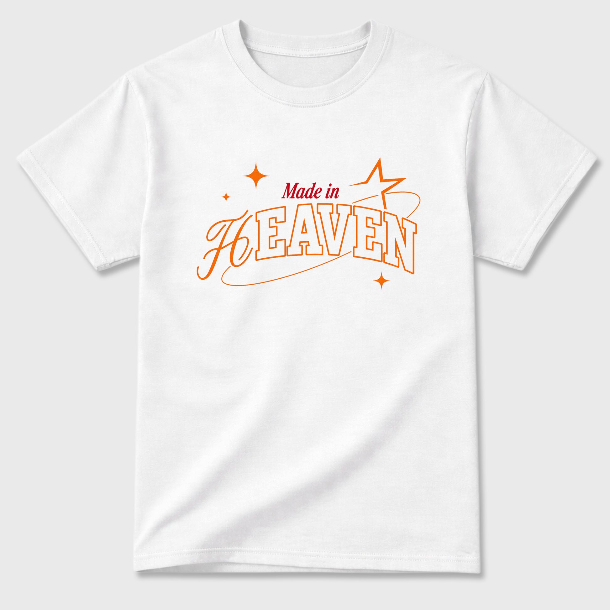 Sneaker match tees – Sneaker Tees To Match Air Jordan 3 Orange Citrus Shoes – Made in Heaven Tee White 2