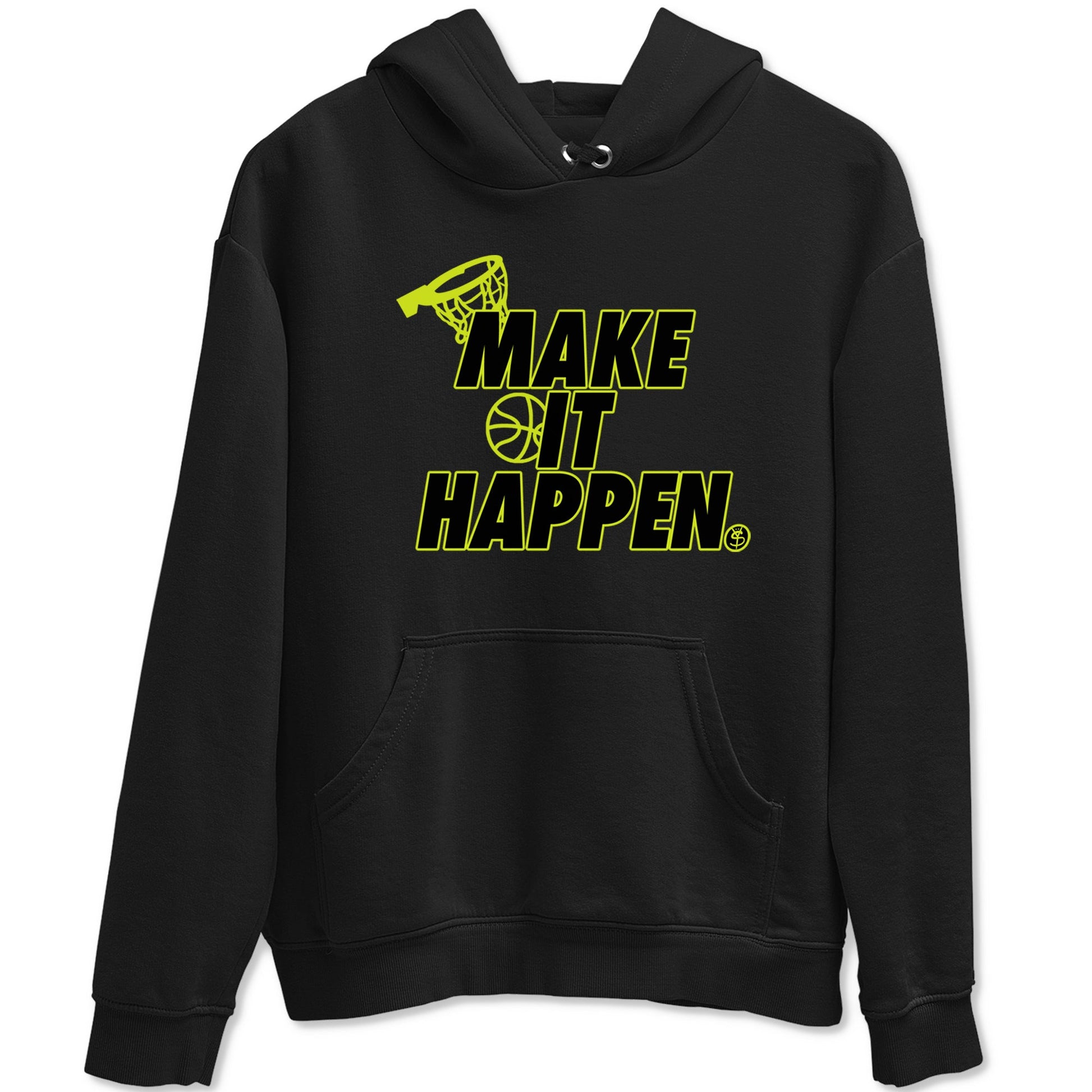Foams One Black Volt shirts to match jordans Make It Happen sneaker match tees Air Foamposite One Black and Volt match shoes to clothes SNRT Sneaker Tees unisex cotton Black 2 shirts