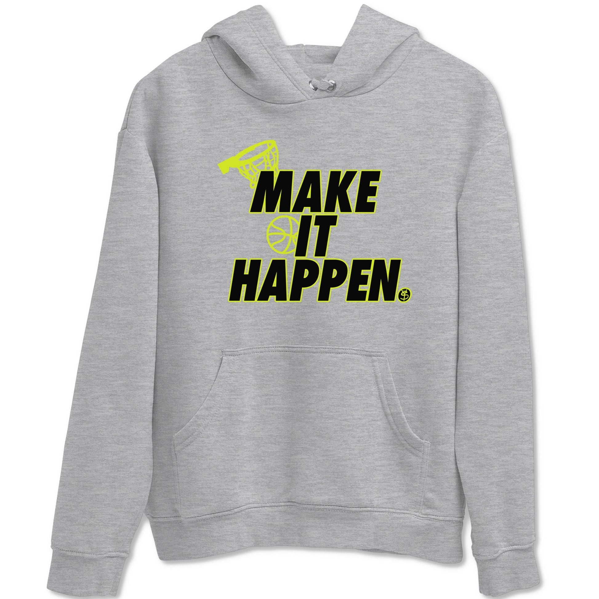 Foams One Black Volt shirts to match jordans Make It Happen sneaker match tees Air Foamposite One Black and Volt match shoes to clothes SNRT Sneaker Tees unisex cotton Heather Grey 2 shirts