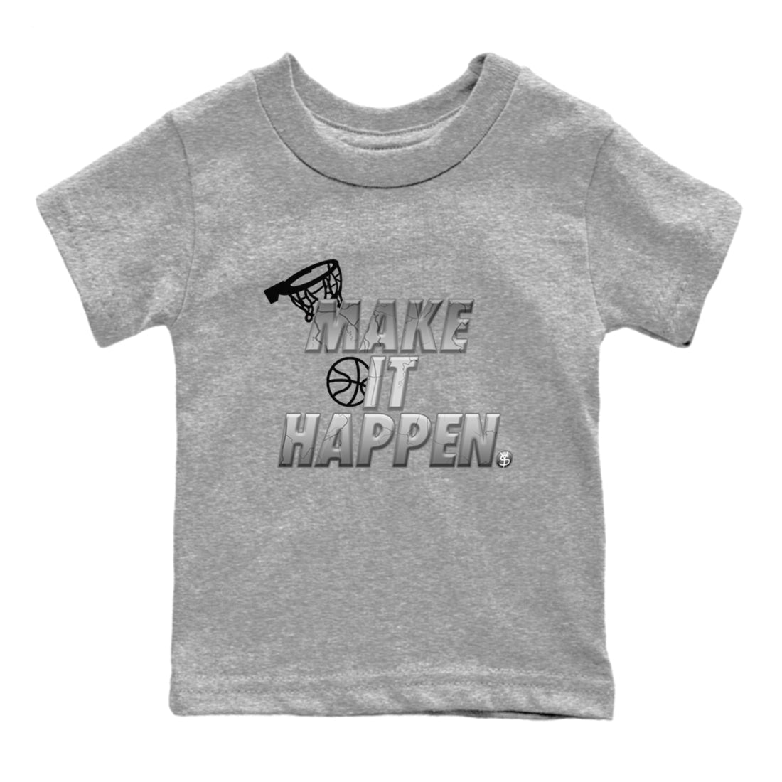 Foams One Jin shirts to match jordans Make It Happen sneaker match tees Air Foamposite One Jin match shoes to clothes SNRT Sneaker Tees Youth Baby Heather Grey 2 tee