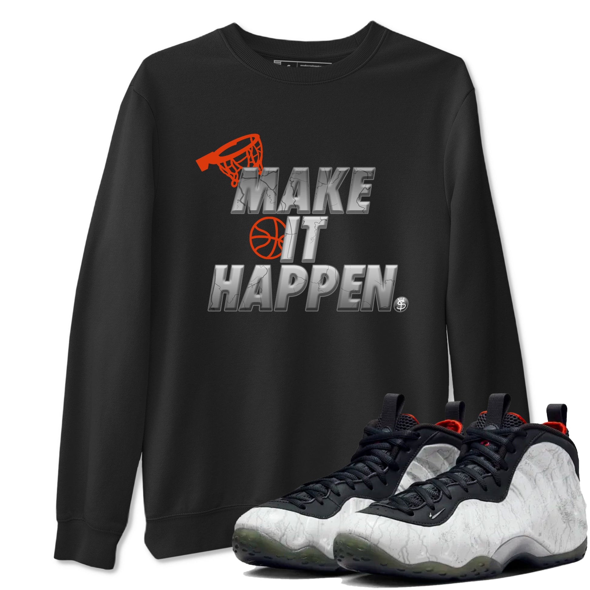 Foams One Jin shirts to match jordans Make It Happen sneaker match tees Air Foamposite One Jin match shoes to clothes SNRT Sneaker Tees unisex cotton Black 1 shirts