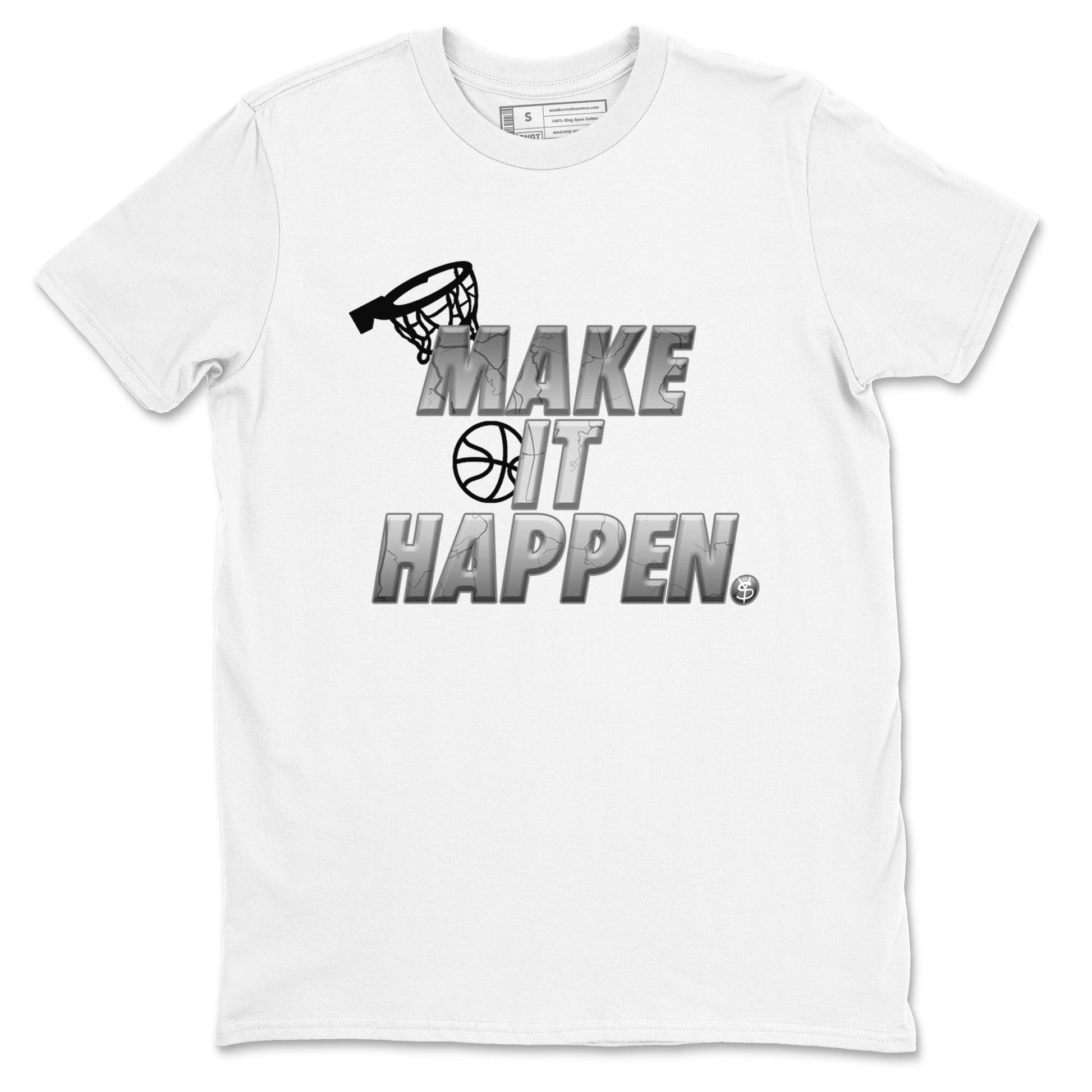 Foams One Jin shirts to match jordans Make It Happen sneaker match tees Air Foamposite One Jin match shoes to clothes SNRT Sneaker Tees unisex cotton White 2 shirts