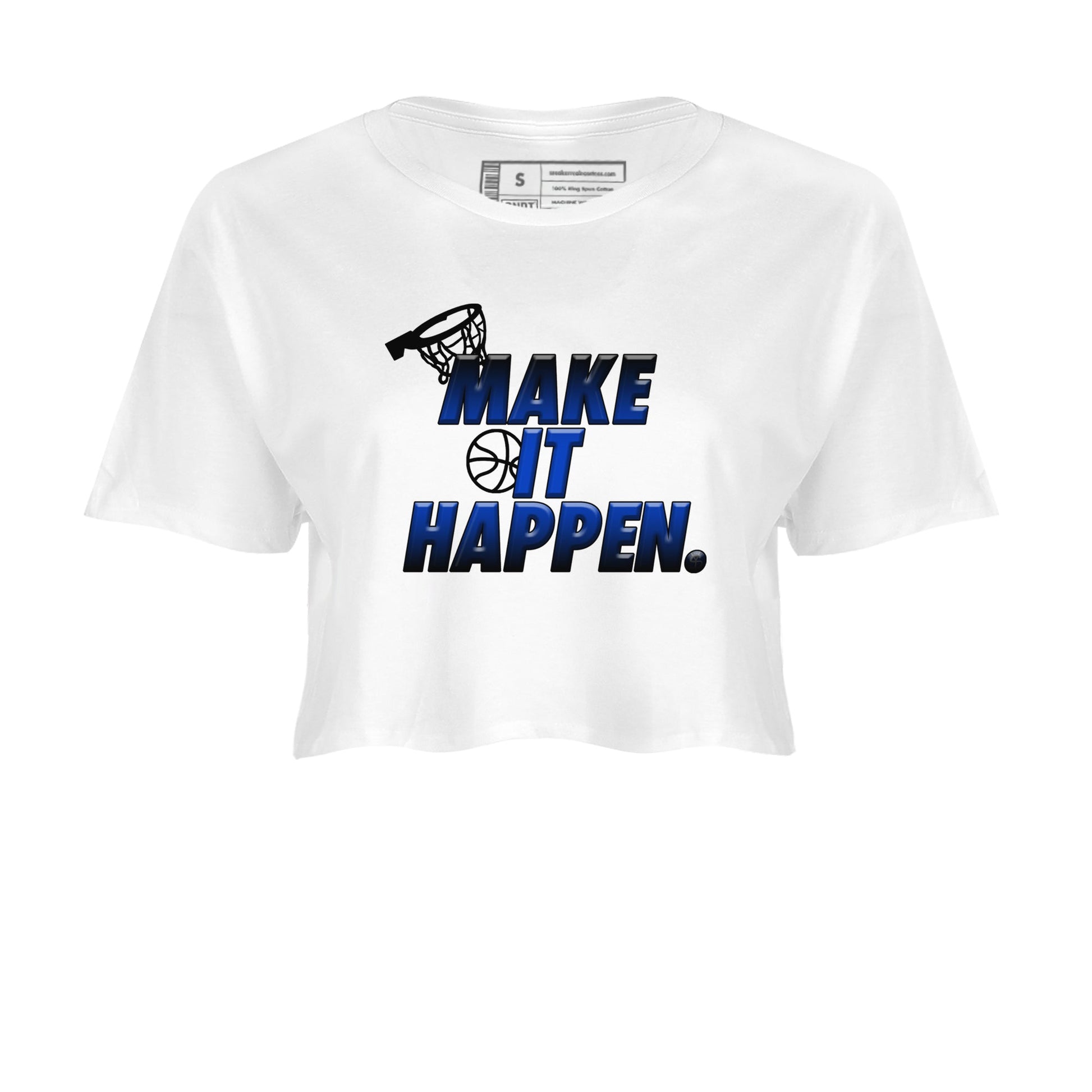 Air Foamposite One Royal Shirts To Match Jordans Make It Happen Sneaker Shirts Air Foamposite One Royal SNRT Sneaker Release Tees Unisex Cotton Crew Neck White 2 Crop Shirts