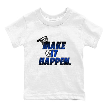 Air Foamposite One Royal Shirts To Match Jordans Make It Happen Sneaker Shirts Air Foamposite One Royal SNRT Sneaker Release Tees Baby Youth Toddler White 2 crew neck shirts