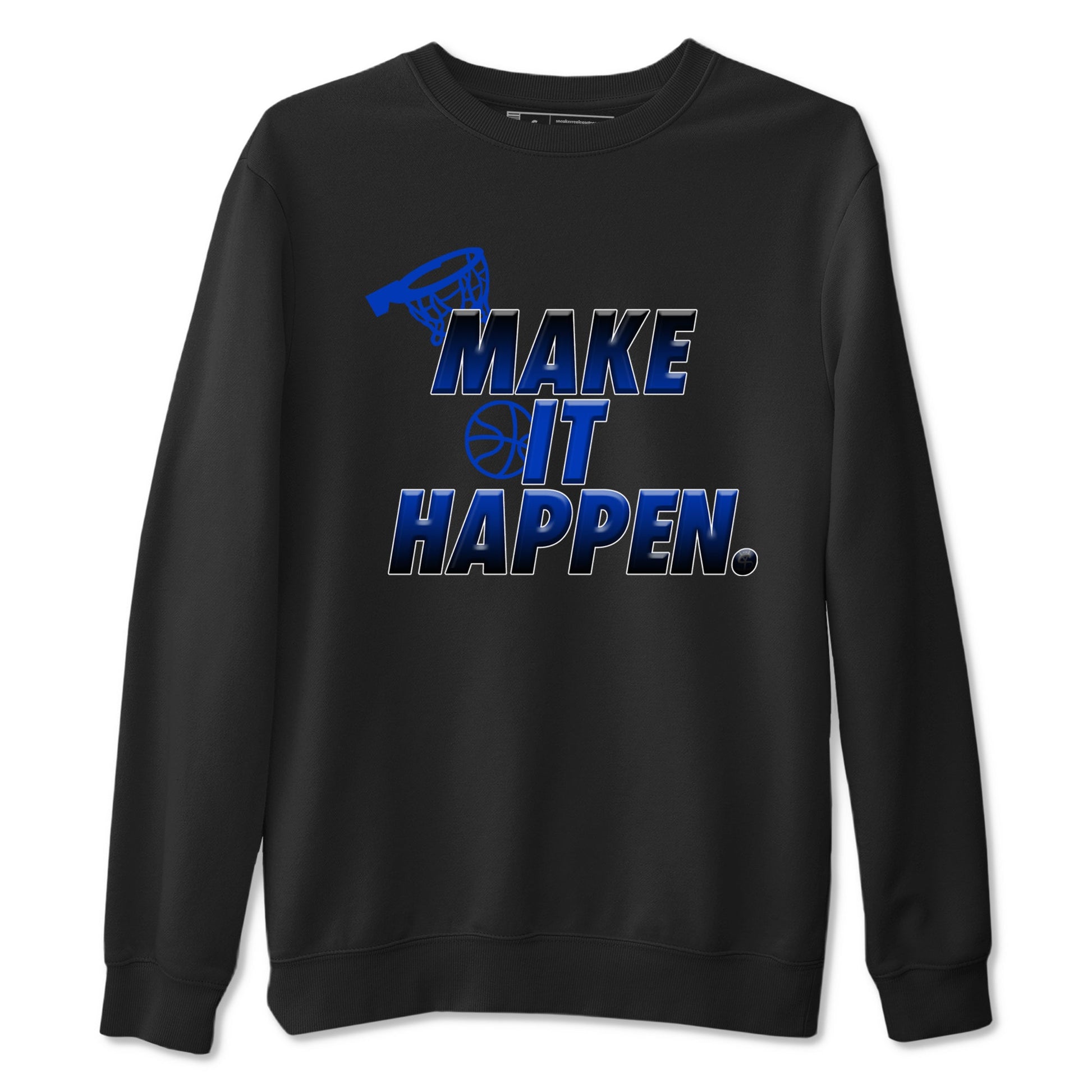 Air Foamposite One Royal Shirts To Match Jordans Make It Happen Sneaker Shirts Air Foamposite One Royal SNRT Sneaker Release Tees Unisex Cotton Crew Neck Black 2 crew neck shirts