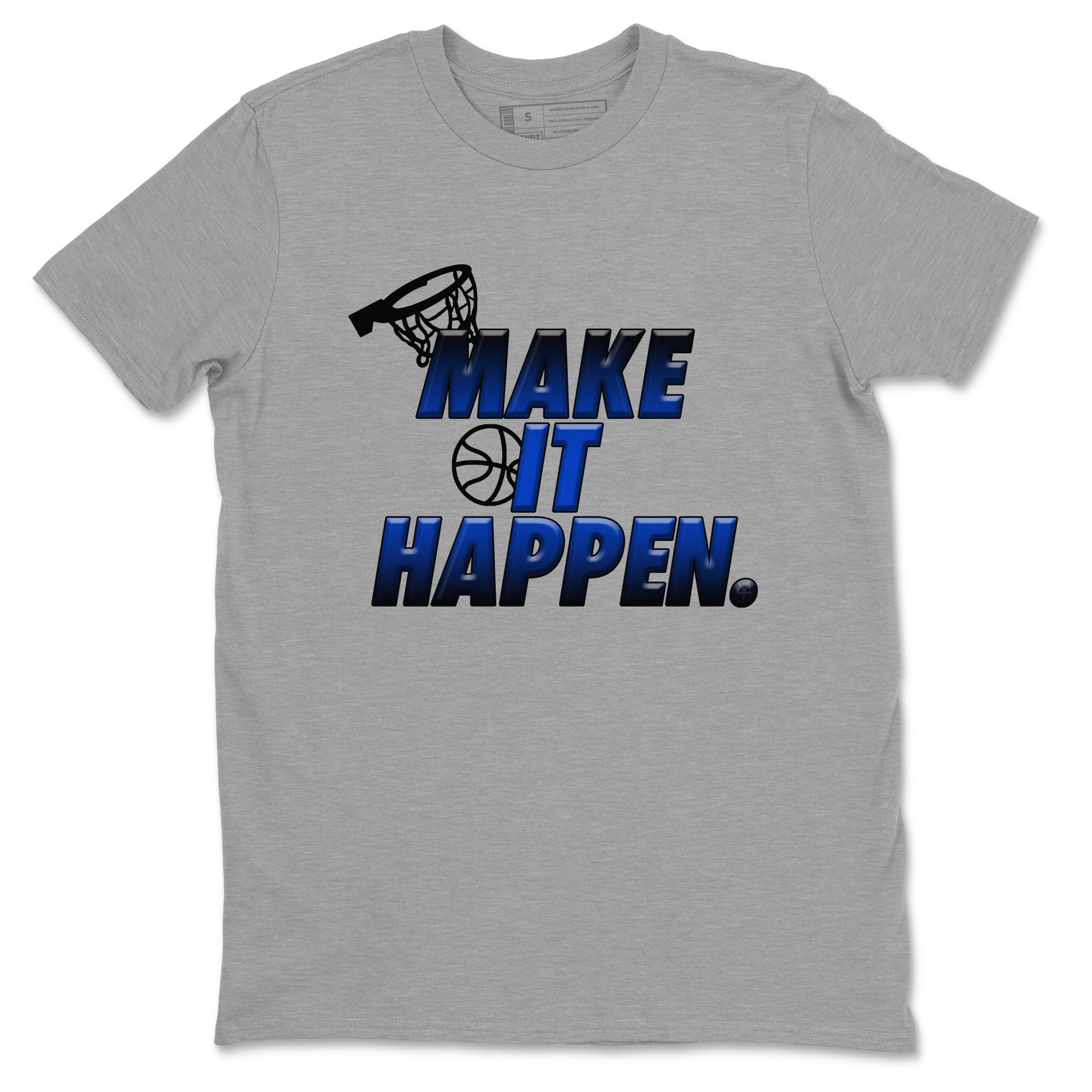 Air Foamposite One Royal Shirts To Match Jordans Make It Happen Sneaker Shirts Air Foamposite One Royal SNRT Sneaker Release Tees Unisex Cotton Crew Neck Heather Grey 2 crew neck shirts