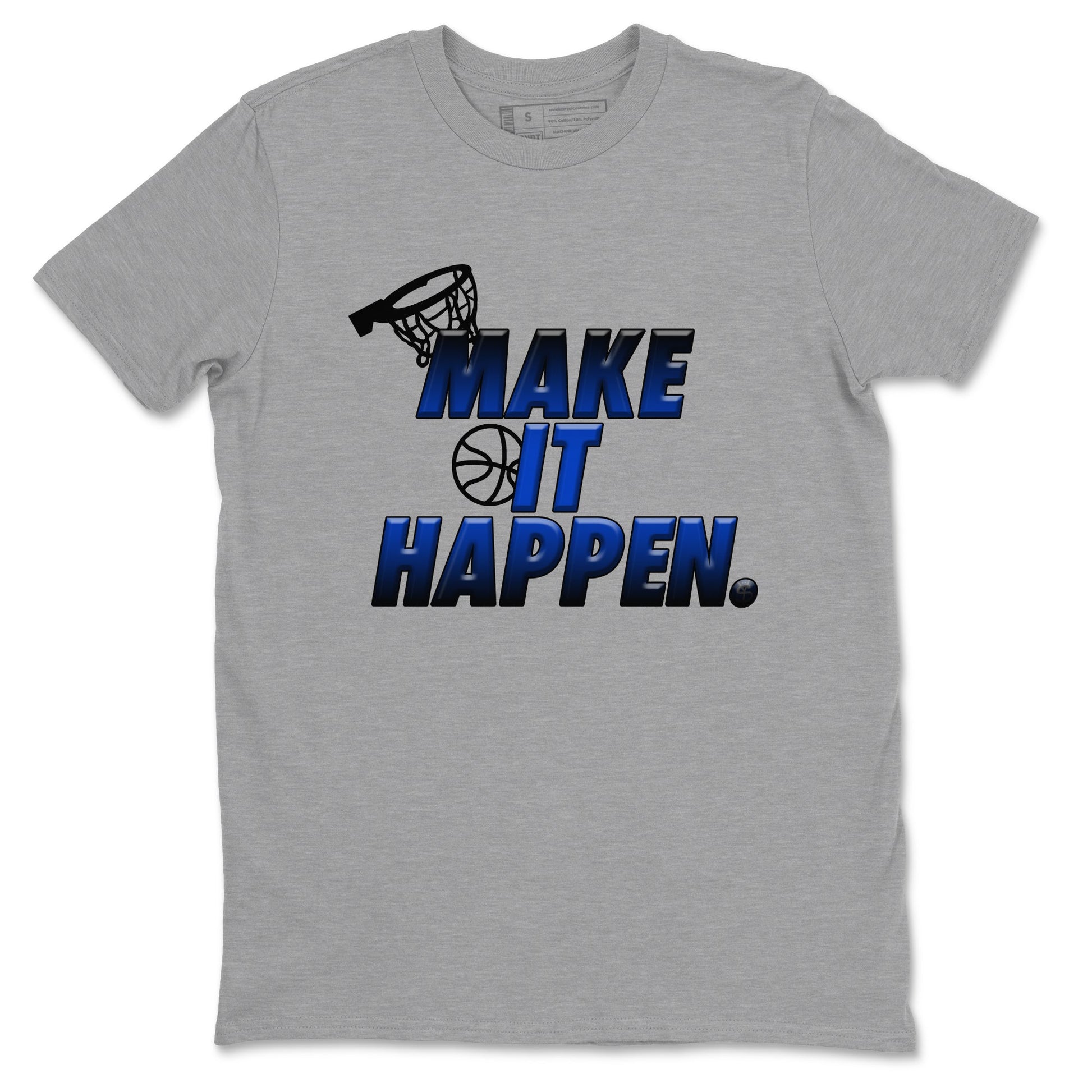 Air Foamposite One Royal Shirts To Match Jordans Make It Happen Sneaker Shirts Air Foamposite One Royal SNRT Sneaker Release Tees Unisex Cotton Crew Neck Heather Grey 2 crew neck shirts