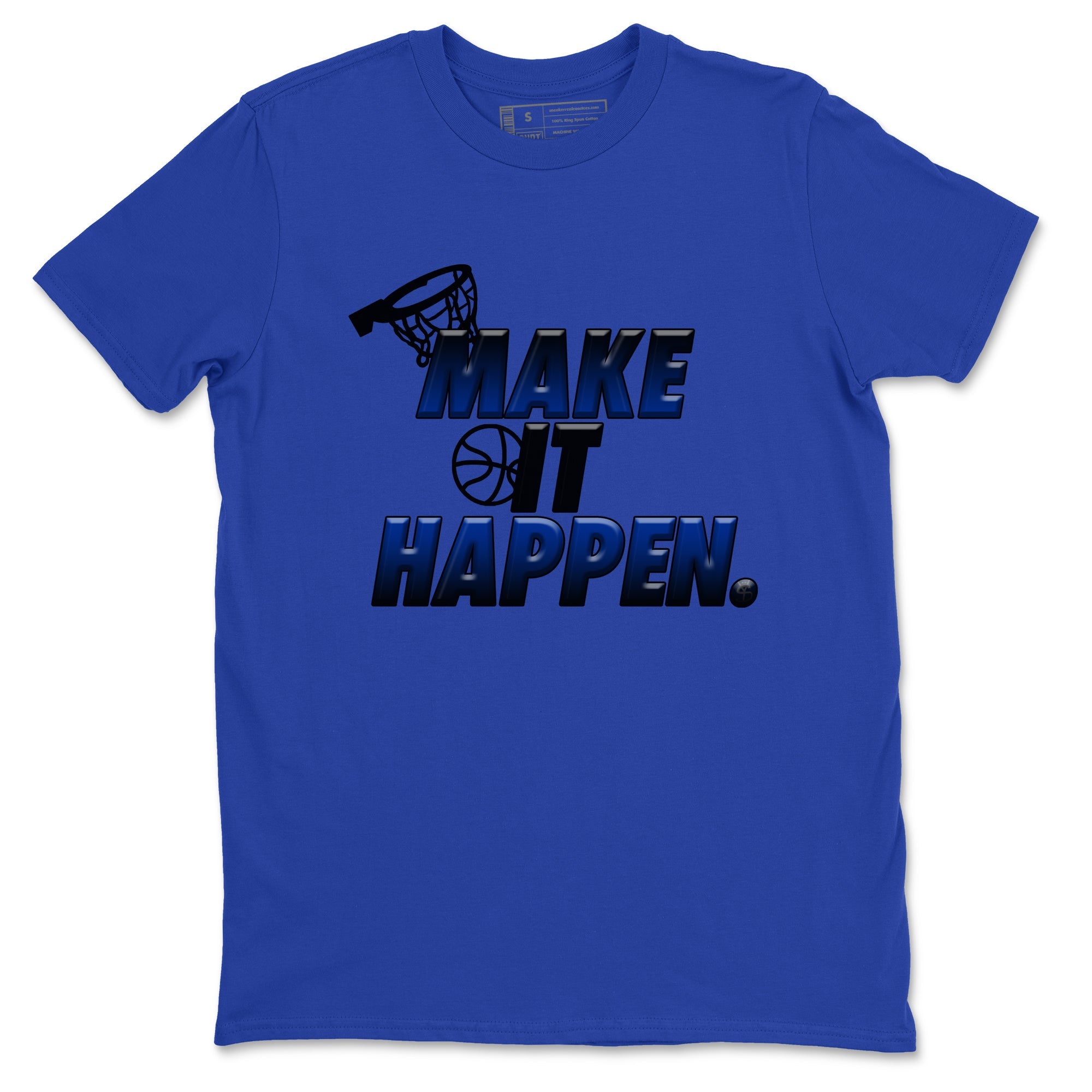 Air Foamposite One Royal Shirts To Match Jordans Make It Happen Sneaker Shirts Air Foamposite One Royal SNRT Sneaker Release Tees Unisex Cotton Crew Neck Royal Blue 2 crew neck shirts