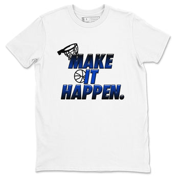 Air Foamposite One Royal Shirts To Match Jordans Make It Happen Sneaker Shirts Air Foamposite One Royal SNRT Sneaker Release Tees Unisex Cotton Crew Neck White 2 crew neck shirts