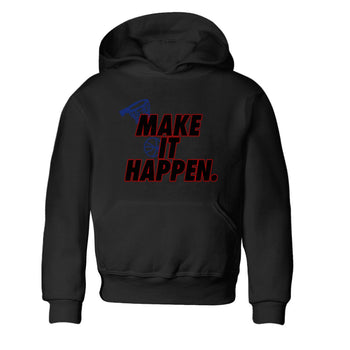 1s Rare Air shirts to match jordans Make It Happen sneaker match tees Air Jordan 1 High OG Rare Air Deep Royal Blue match shoes to clothes SNRT Sneaker Tees Youth Baby Black 2 tee