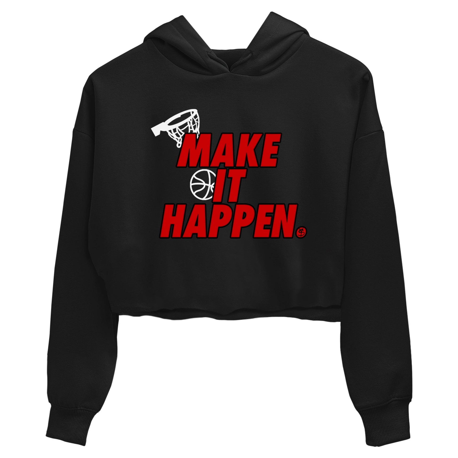 11s Bred Velvet shirts to match jordans Make It Happen sneaker match tees Air Jordan 11 Retro Bred Velvet match shoes to clothes SNRT Sneaker Tees unisex cotton Black 2 crop tee