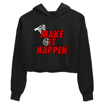 11s Bred Velvet shirts to match jordans Make It Happen sneaker match tees Air Jordan 11 Retro Bred Velvet match shoes to clothes SNRT Sneaker Tees unisex cotton Black 2 crop tee