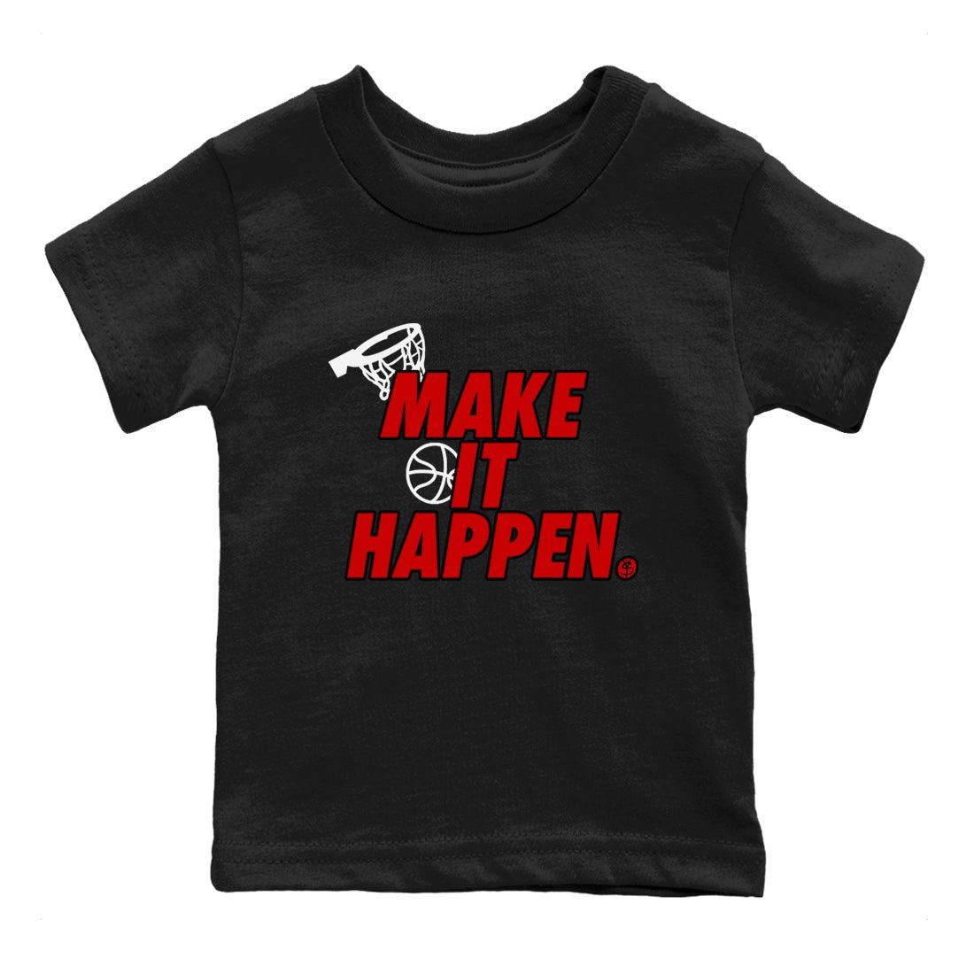 11s Bred Velvet shirts to match jordans Make It Happen sneaker match tees Air Jordan 11 Retro Bred Velvet match shoes to clothes SNRT Sneaker Tees Youth Baby Black 2 tee