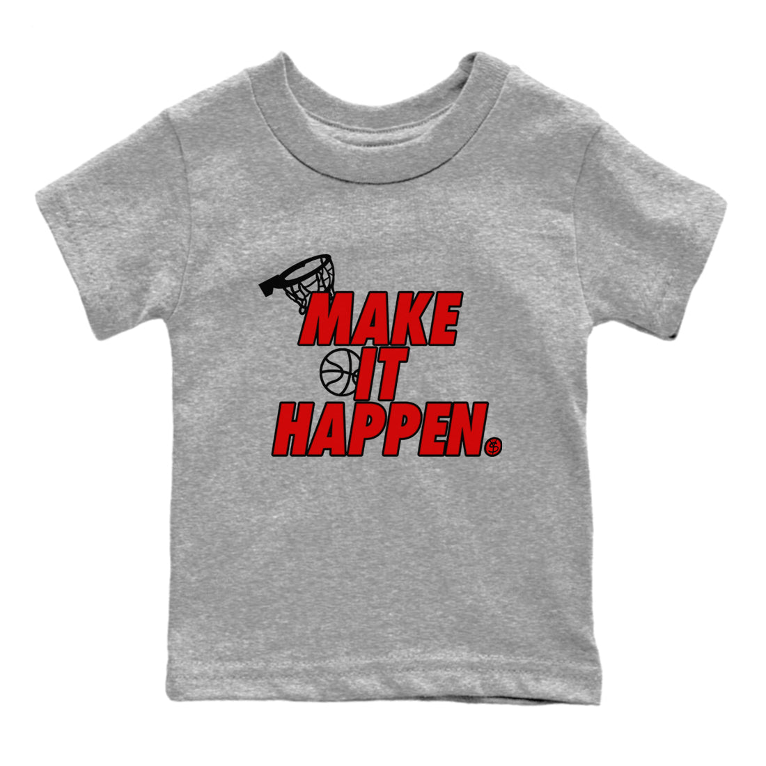 11s Bred Velvet shirts to match jordans Make It Happen sneaker match tees Air Jordan 11 Retro Bred Velvet match shoes to clothes SNRT Sneaker Tees Youth Baby Heather Grey 2 tee