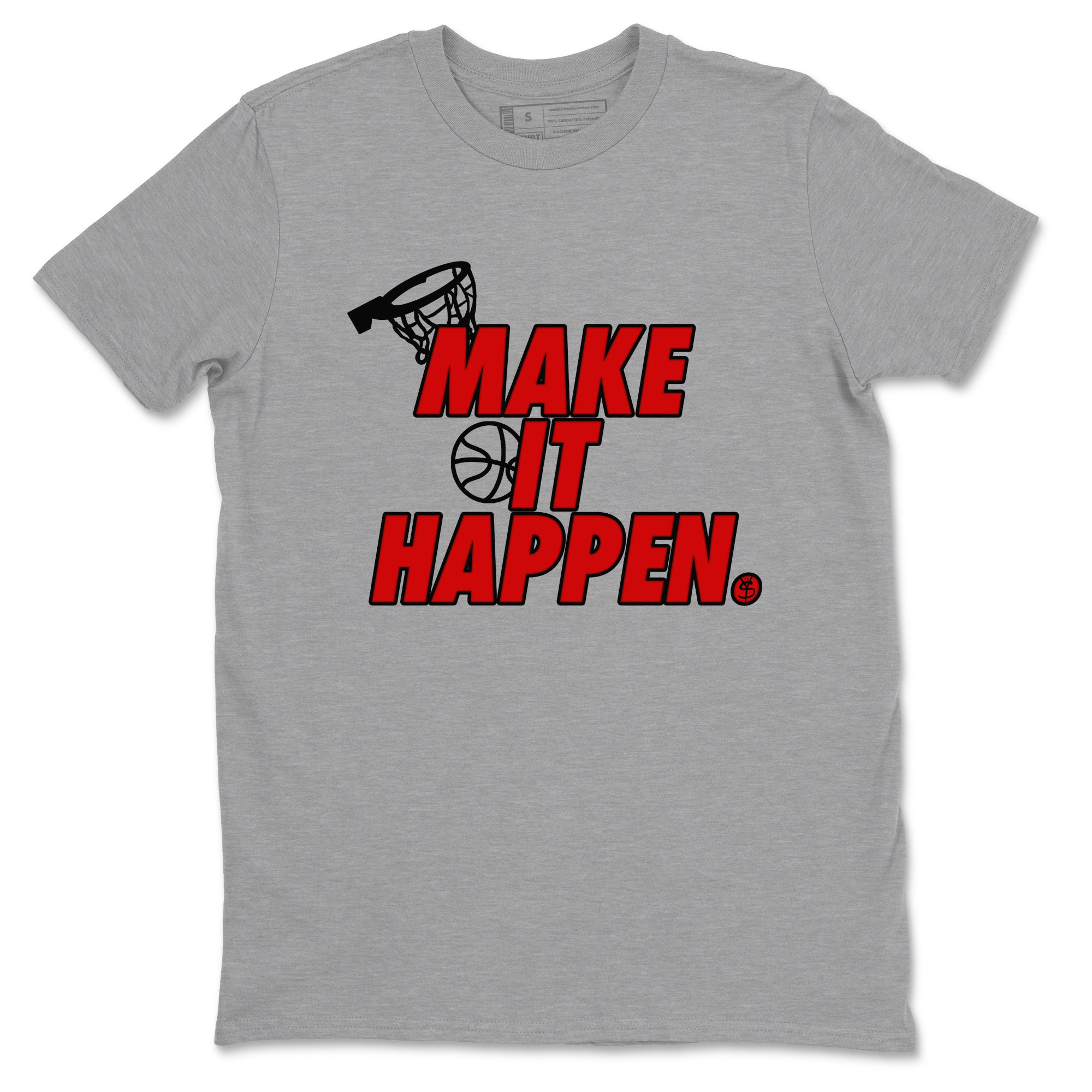 11s Bred Velvet shirts to match jordans Make It Happen sneaker match tees Air Jordan 11 Retro Bred Velvet match shoes to clothes SNRT Sneaker Tees unisex cotton Heather Grey 2 shirts