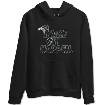 3s Black Cat shirts to match jordans Make It Happen sneaker match tees Air Jordan 3 Retro Black Cat match shoes to clothes SNRT Sneaker Tees unisex cotton Black 2 shirts