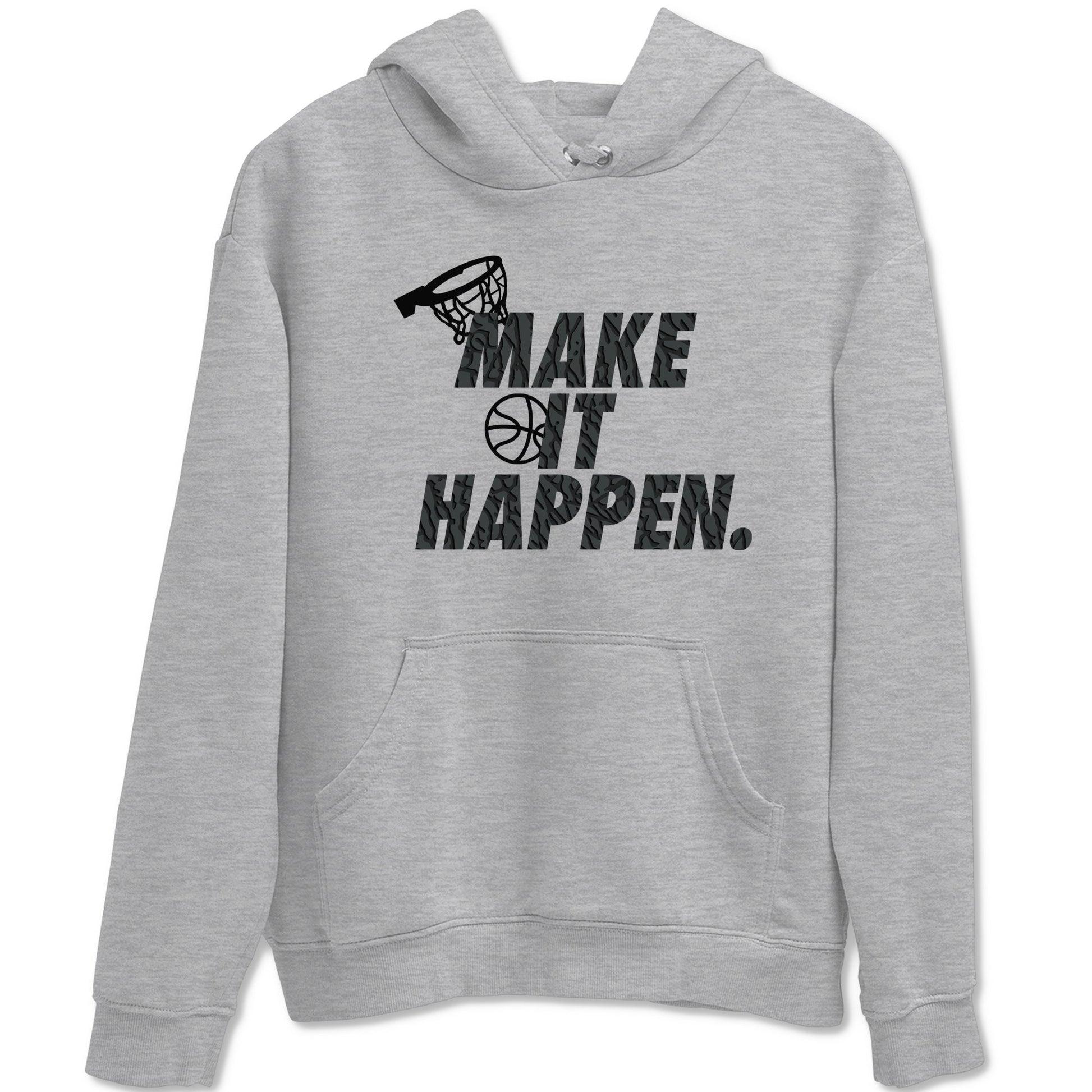 3s Black Cat shirts to match jordans Make It Happen sneaker match tees Air Jordan 3 Retro Black Cat match shoes to clothes SNRT Sneaker Tees unisex cotton Heather Grey 2 shirts