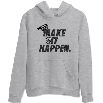 3s Black Cat shirts to match jordans Make It Happen sneaker match tees Air Jordan 3 Retro Black Cat match shoes to clothes SNRT Sneaker Tees unisex cotton Heather Grey 2 shirts