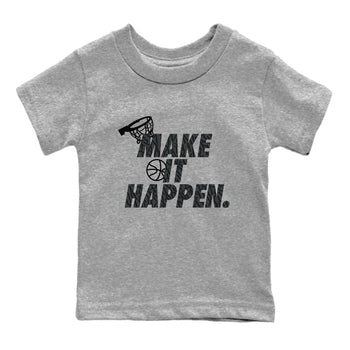 3s Black Cat shirts to match jordans Make It Happen sneaker match tees Air Jordan 3 Retro Black Cat match shoes to clothes SNRT Sneaker Tees Youth Baby Heather Grey 2 tee