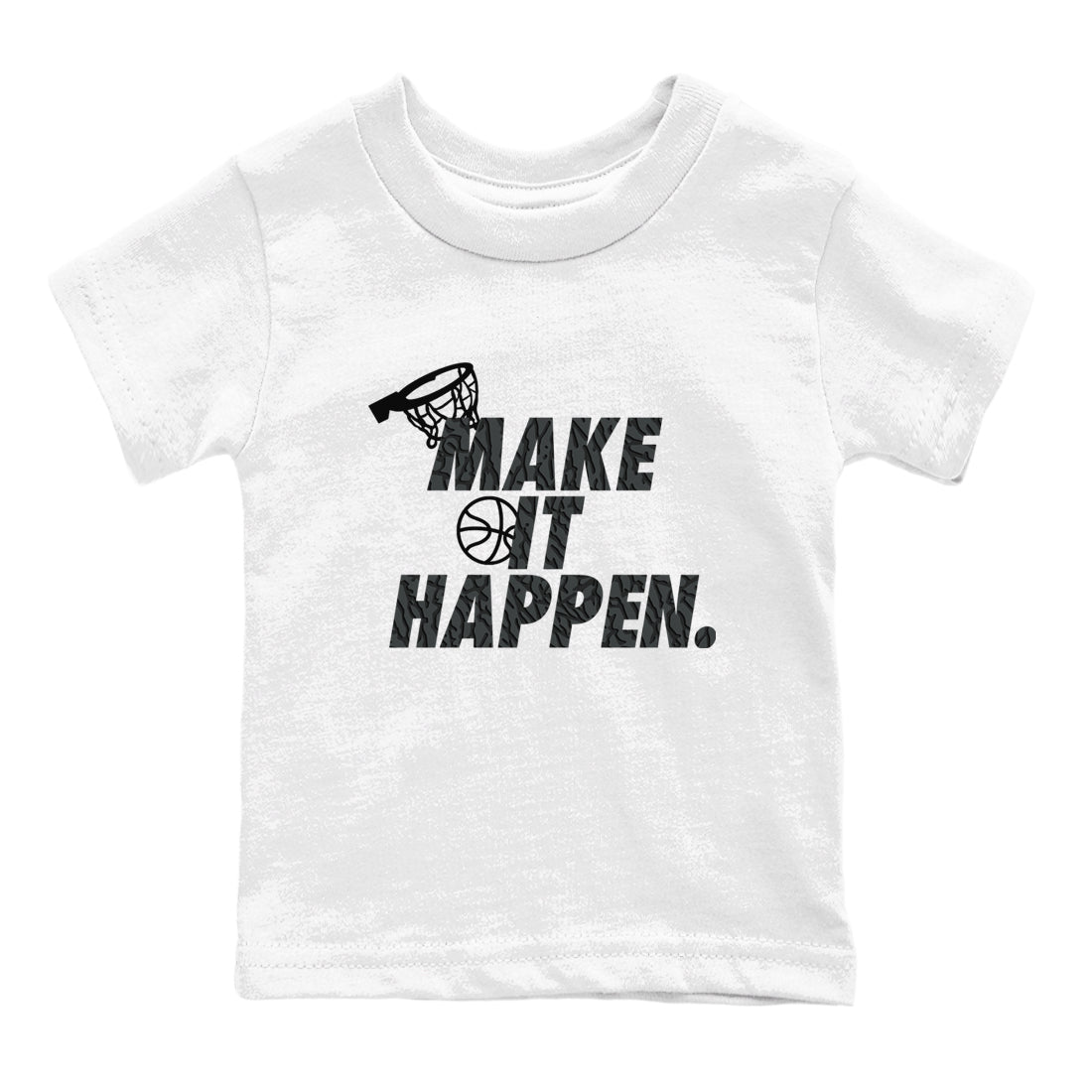 3s Black Cat shirts to match jordans Make It Happen sneaker match tees Air Jordan 3 Retro Black Cat match shoes to clothes SNRT Sneaker Tees Youth Baby White 2 tee