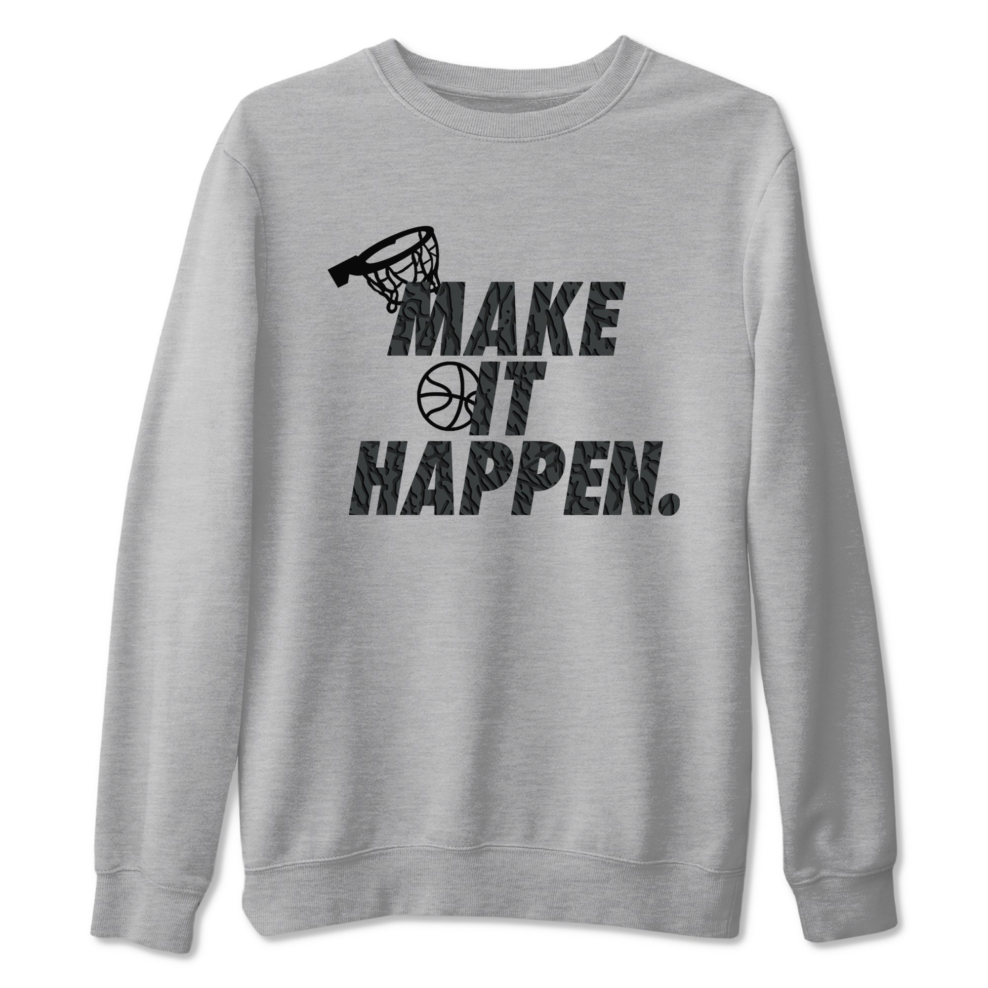 3s Black Cat shirts to match jordans Make It Happen sneaker match tees Air Jordan 3 Retro Black Cat match shoes to clothes SNRT Sneaker Tees unisex cotton Heather Grey 2 shirts
