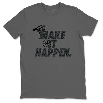 3s Black Cat shirts to match jordans Make It Happen sneaker match tees Air Jordan 3 Retro Black Cat match shoes to clothes SNRT Sneaker Tees unisex cotton Cool Grey 2 shirts