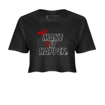 3s Cement Grey shirts to match jordans Make It Happen sneaker match tees Air Jordan 3 Cement Grey SNRT Sneaker Release Tees unisex cotton Black 2 Crop Shirts