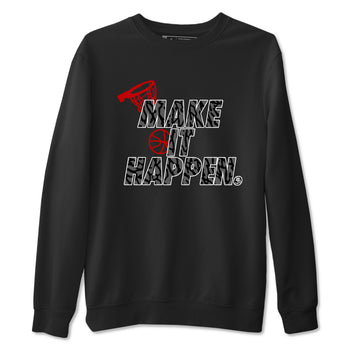 3s Cement Grey shirts to match jordans Make It Happen sneaker match tees Air Jordan 3 Cement Grey SNRT Sneaker Release Tees unisex cotton Black 2 crew neck shirts