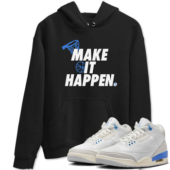 3s Lucky Shorts shirts to match jordans Make It Happen best t shirts to wear with jordans Air Jordan 3 Lucky Shorts match shoes to clothes SNRT Sneaker Tees unisex cotton Black 1 shirts