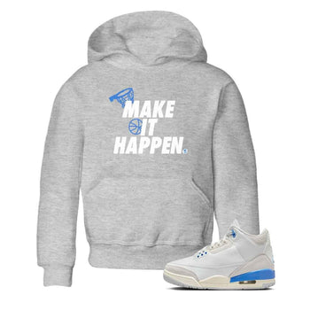 3s Lucky Shorts shirts to match jordans Make It Happen best t shirts to wear with jordans Air Jordan 3 Lucky Shorts match shoes to clothes SNRT Sneaker Tees Youth Baby Heather Grey 1 tee