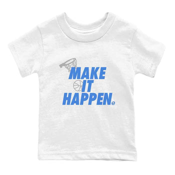 3s Lucky Shorts shirts to match jordans Make It Happen best t shirts to wear with jordans Air Jordan 3 Lucky Shorts match shoes to clothes SNRT Sneaker Tees Youth Baby White 2 tee