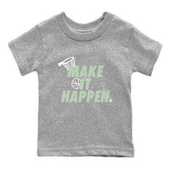 4s Abundance shirts to match jordans Make It Happen sneaker match tees Air Jordan 4 Seafoam match shoes to clothes SNRT Sneaker Tees Youth Baby Heather Grey 2 tee
