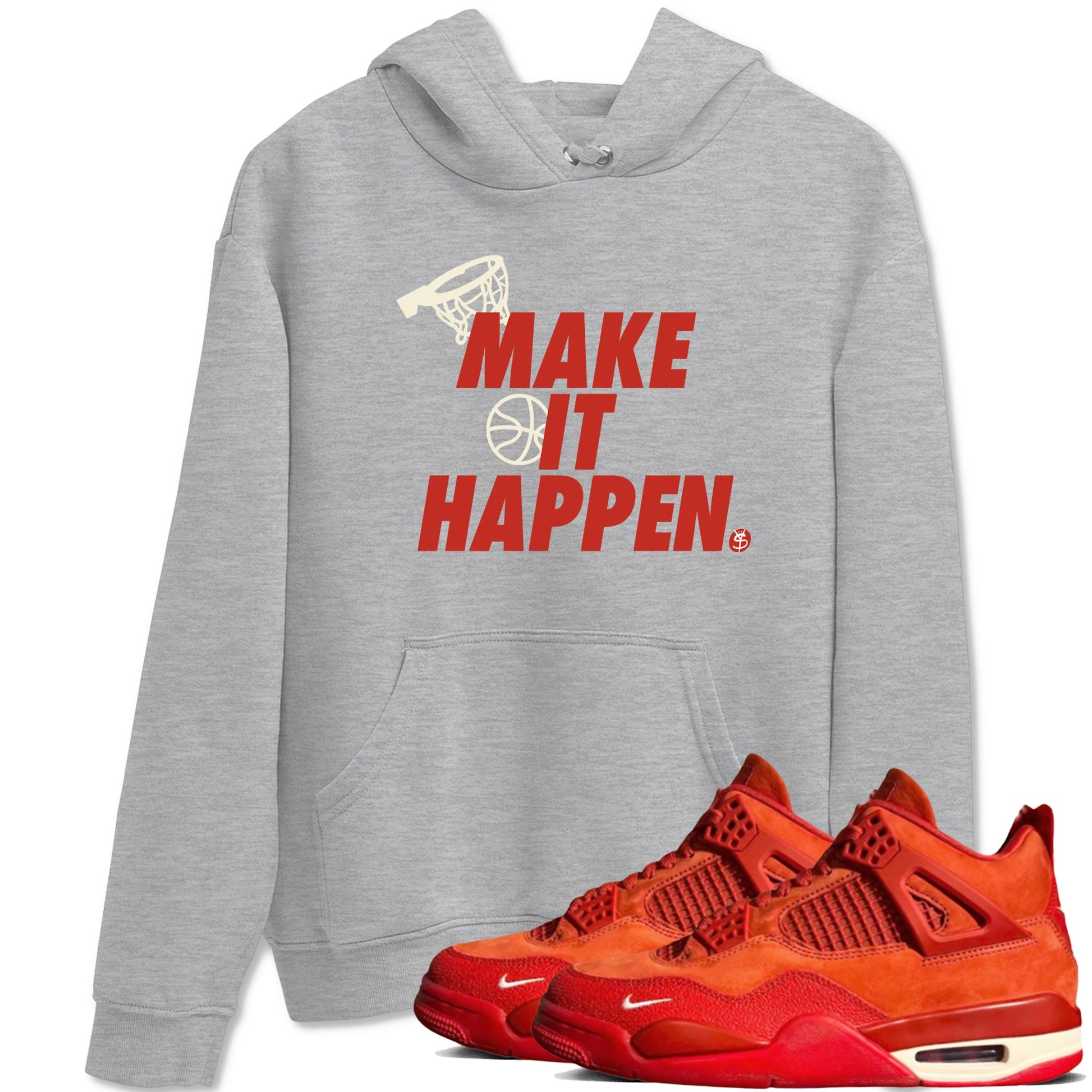 4s Brick By Brick best t shirts to wear with jordans Make It Happen sneaker match tees Nigel Sylvester x Air Jordan 4 Brick by Brick match shoes to clothes SNRT Sneaker Tees unisex cotton Heather Grey 1 shirts