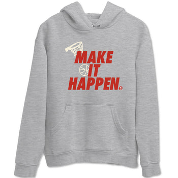 4s Brick By Brick best t shirts to wear with jordans Make It Happen sneaker match tees Nigel Sylvester x Air Jordan 4 Brick by Brick match shoes to clothes SNRT Sneaker Tees unisex cotton Heather Grey 2 shirts