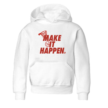 4s Brick By Brick best t shirts to wear with jordans Make It Happen sneaker match tees Nigel Sylvester x Air Jordan 4 Brick by Brick match shoes to clothes SNRT Sneaker Tees Youth Baby White 2 tee