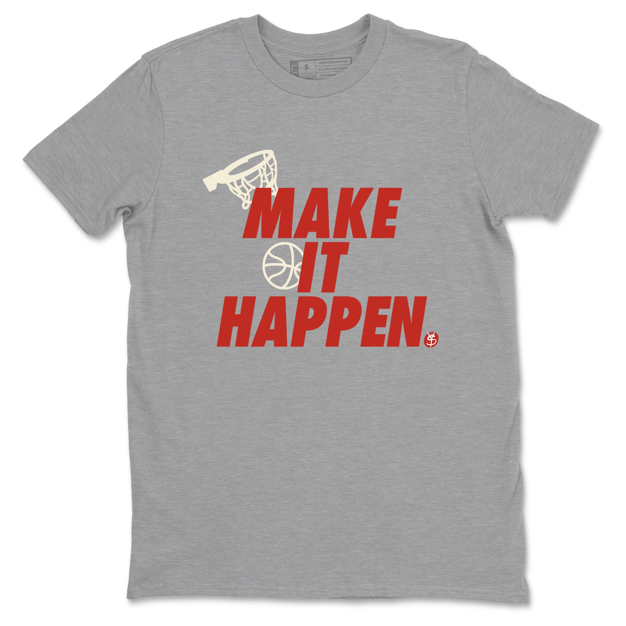 4s Brick By Brick best t shirts to wear with jordans Make It Happen sneaker match tees Nigel Sylvester x Air Jordan 4 Brick by Brick match shoes to clothes SNRT Sneaker Tees unisex cotton Heather Grey 2 shirts
