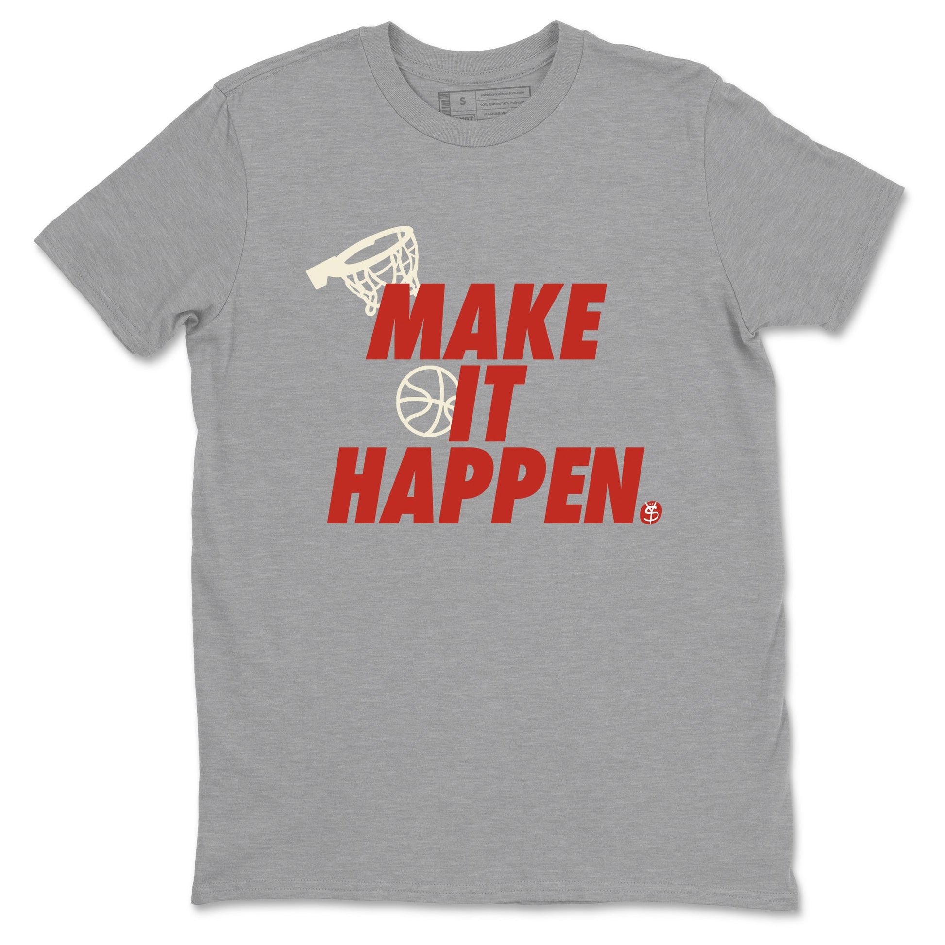 4s Brick By Brick best t shirts to wear with jordans Make It Happen sneaker match tees Nigel Sylvester x Air Jordan 4 Brick by Brick match shoes to clothes SNRT Sneaker Tees unisex cotton Heather Grey 2 shirts