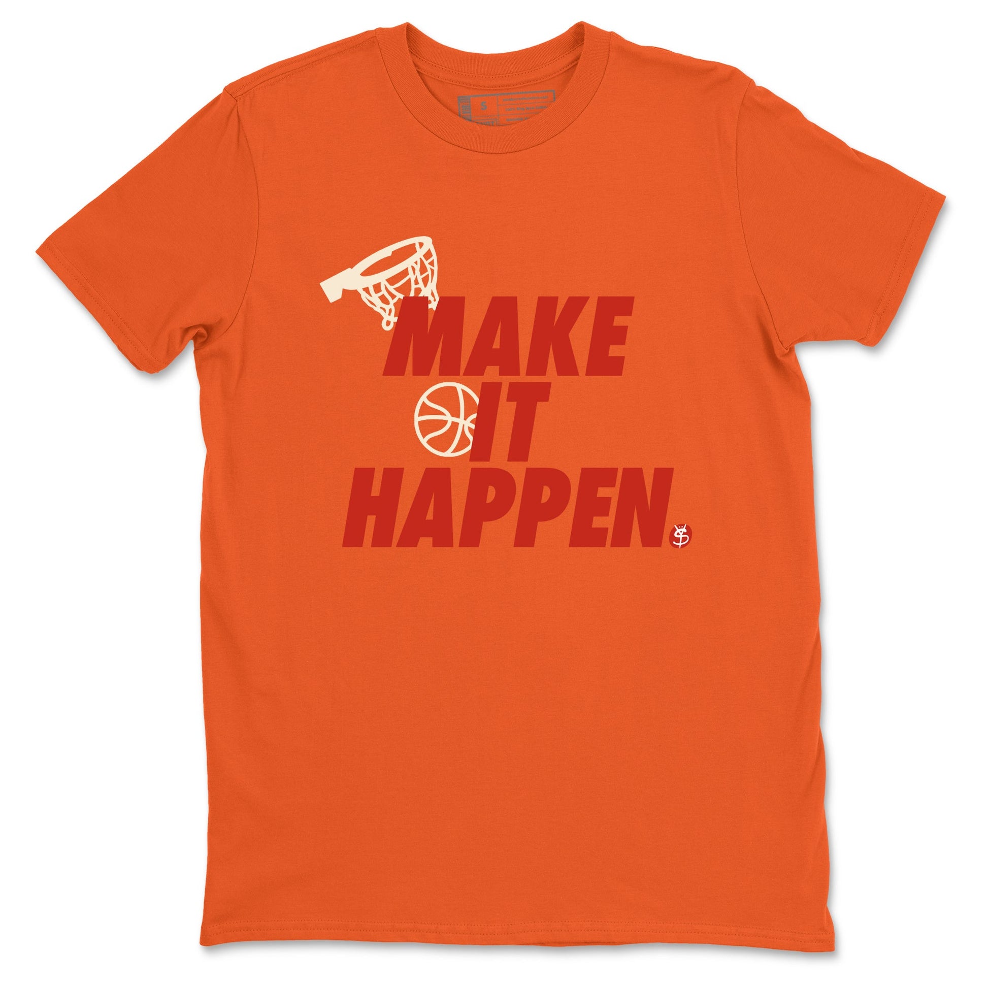 4s Brick By Brick best t shirts to wear with jordans Make It Happen sneaker match tees Nigel Sylvester x Air Jordan 4 Brick by Brick match shoes to clothes SNRT Sneaker Tees unisex cotton Orange 2 shirts