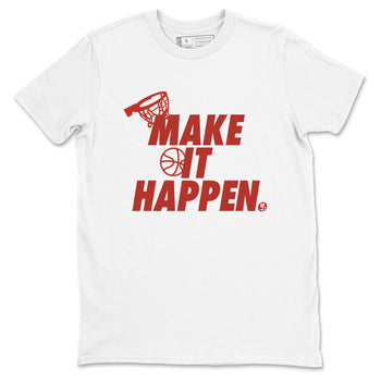 4s Brick By Brick best t shirts to wear with jordans Make It Happen sneaker match tees Nigel Sylvester x Air Jordan 4 Brick by Brick match shoes to clothes SNRT Sneaker Tees unisex cotton White 2 shirts
